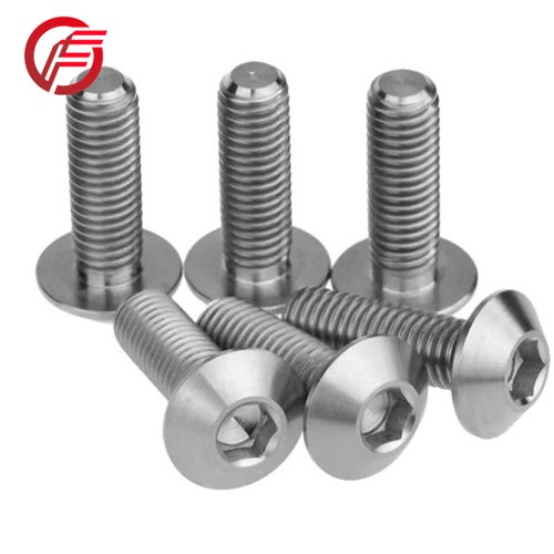 Grade2 Titanium Hex Allen Socket Button Head Screws